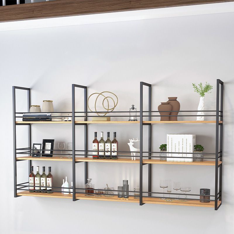 11.81"W Bookshelf Industrial Style Wall Mounted Bookcase for Home Office Clearhalo 'Bookcases' 'furn' 'furn_bookcases' 'Furniture' 'furniture_bookcases' 'kitchen' 'kitchen_bookcases' 'Living Room Furniture' 'Office Furniture' 1200x1200_80cc728d-cfdc-4d9e-88c4-191cfe2dd75a