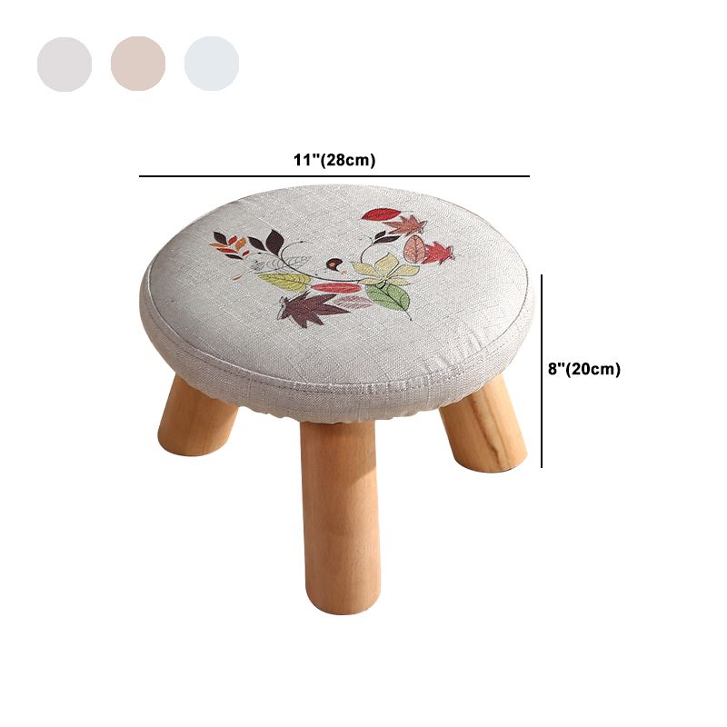 Grey Scratch Resistant Standard Flower Pattern Cotton Standard Clearhalo 'furn' 'furn_ottomans_poufs' 'Furniture' 'Living Room Furniture' 'Ottomans & Poufs' 'ottomans_poufs' 1200x1200_80cd9442-b304-4caa-bfe7-9b2e8ab179a0