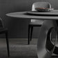 Converteerbare eettafel Grijze eettafel voor keukeneetkamer