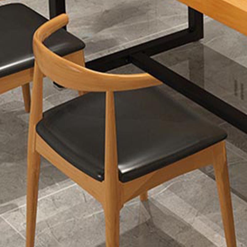 Modern 1/5 Pieces Dining Set Rectangle Wood Dining Table for Kitchen Dining Room Clearhalo 'Dining Room Sets' 'Dining Tables & Seating' 'dining_room_set' 'furn' 'furn_dining_room_set' 'Furniture' 'Kitchen & Dining Furniture' 1200x1200_80cf1107-123c-4486-aded-056c0c8f7d2e