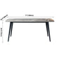 Metal Contemporary Rectangular Dining Table Grey Sintered Stone Table with Metal Legs Clearhalo ' dining_table' 'Dining Tables & Seating' 'Dining Tables' 'furn' 'furn_dining_table' 'Furniture' 'furniture_dining_table' 'Kitchen & Dining Furniture' 'kitchen&dining_furn' 'kitchen' 'kitchen_dining_table' 1200x1200_80d0e567-fe5a-463d-a78d-e962b0d7aeba