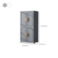 Hinged Wardrobe Cabinet Modern Plastic Storage Cabinet for Bedroom