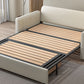 31" Wide Scandinavian Futon Sofa Bed White Futon Sleeper Sofa