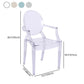 Minimalist Style Open Back Dining Side Chairs Plastic Dining Armchairs Clearhalo ' kitchen&dining_furn' 'Dining Chairs' 'Dining Tables & Seating' 'dining_chair' 'furn' 'furn_dining_chair' 'Furniture' 'furniture_dining_chair' 'Kitchen & Dining Furniture' 'kitchen' 1200x1200_80d9c4cf-d359-4691-ab8f-cf386c852d30