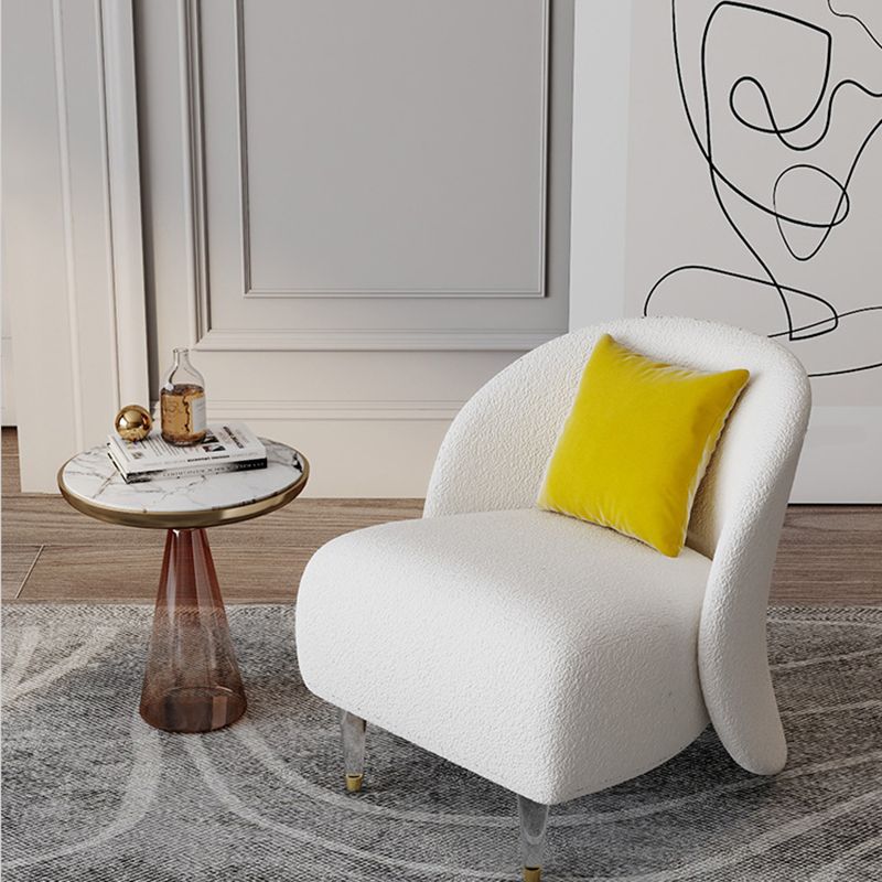 Contemporary Sofa Stain Resistant Armless Settee for Living Room