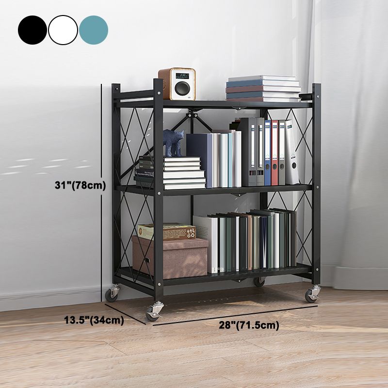 Moderner Stil Metal -Bücherregal Open Etagere Regal Heimbuchhandel