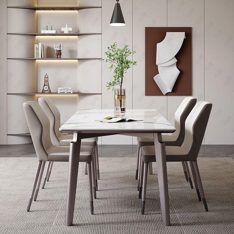 Modern 1/3/4/5/6 Pcs Dining Chairs Set Sintered Stone Dining Room Set Clearhalo 'Dining Room Sets' 'Dining Tables & Seating' 'dining_room_set' 'furn' 'furn_dining_room_set' 'Furniture' 'furniture_dining_room_set' 'Kitchen & Dining Furniture' 1200x1200_80dd810f-ba59-4bc4-b4fd-ca628e16c67b