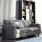 Living Room Contemporary Standard Square Arm Stationary Slipcovered Sofa