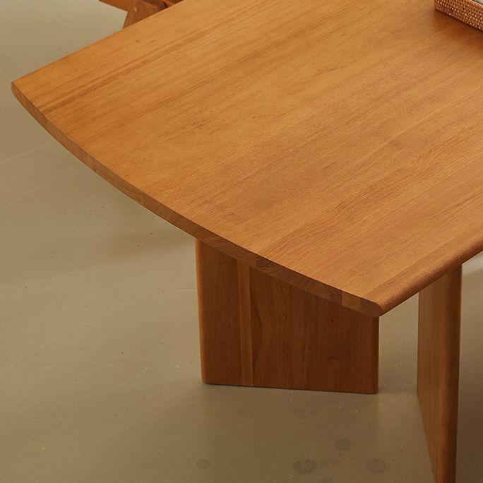 Rechthoek eettafel vaste houten eettafel voor eetkamer