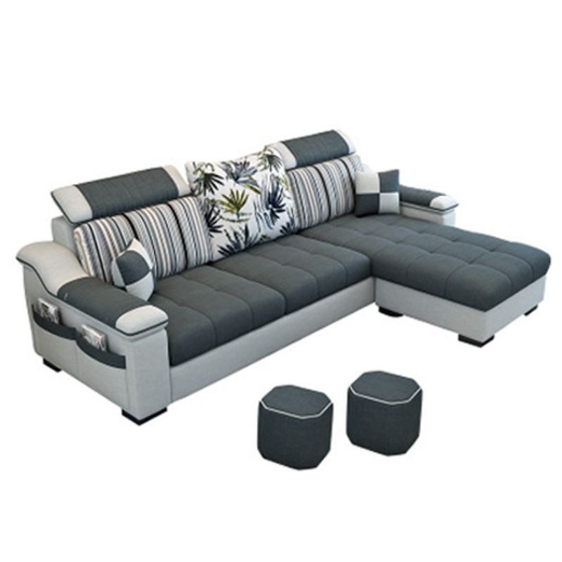 Moderne kussens kussen bovenarm woonkamer stof met opbergstoelen