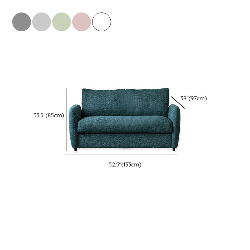 38" Wide Scandinavian Sofa Futon Foldable Upholstered Sleeper Sofa Clearhalo 'furn' 'furn_futons' 'Furniture' 'Futons & Daybeds' 'Futons' 'Living Room Furniture' 1200x1200_80e2100a-c0cd-44cc-8031-5d4c4c48bd20