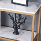 12 "W Modern Marble Console Table Accento resistente al pavimento Resistente Tavolo per Hall