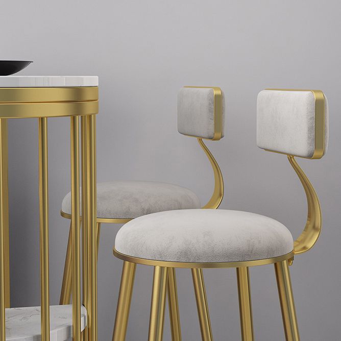 Tavolo da bar top in pietra set 1/2/3 pezzi contropiede glam di stoccaggio set per soggiorno