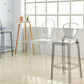 Scandinavian Design Plastic Counter Barstools Full Back Stools for Home Clearhalo 'Bar Furniture' 'Bar Stools' 'bar_stools' 'furn' 'furn_bar_stools' 'Furniture' 'furniture_bar_stools' 'Kitchen & Dining Furniture' 1200x1200_80e4ed24-8131-4687-86ad-d6d081e74770