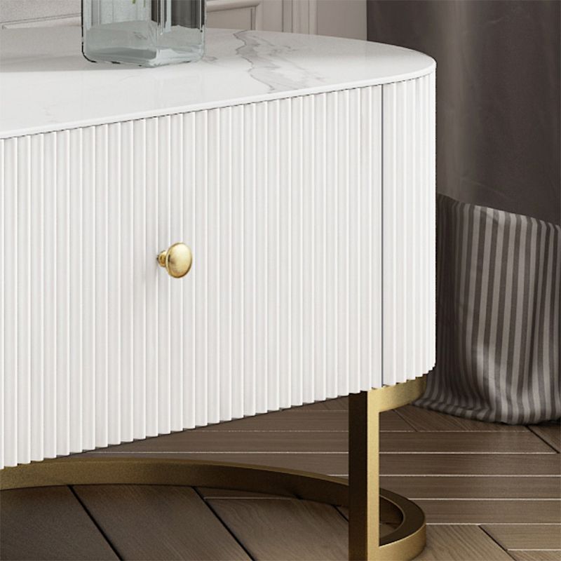 Mobile TV per la casa in pietra sinterizzata, contenitore chiuso di lusso con cassetti