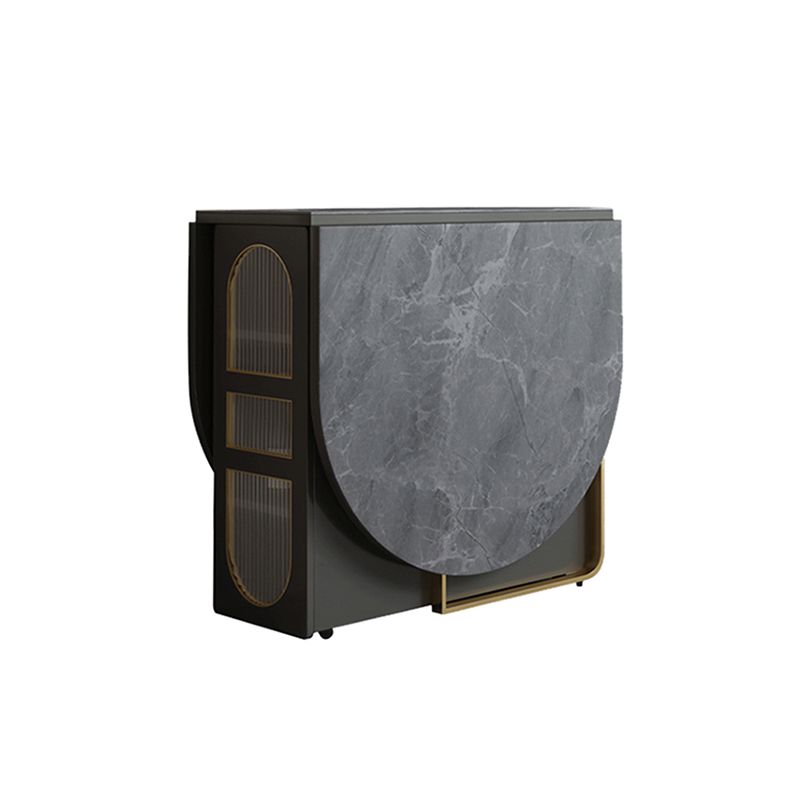 59'' Foldable Sintered Stone Top Dining Table Modern Oval Table with Storage Trestle Base Clearhalo ' dining_table' 'Dining Tables & Seating' 'Dining Tables' 'furn' 'furn_dining_table' 'Furniture' 'furniture_dining_table' 'Kitchen & Dining Furniture' 'kitchen&dining_furn' 'kitchen' 'kitchen_dining_table' 1200x1200_80e7e593-2d66-47b7-8d27-af138c75188a