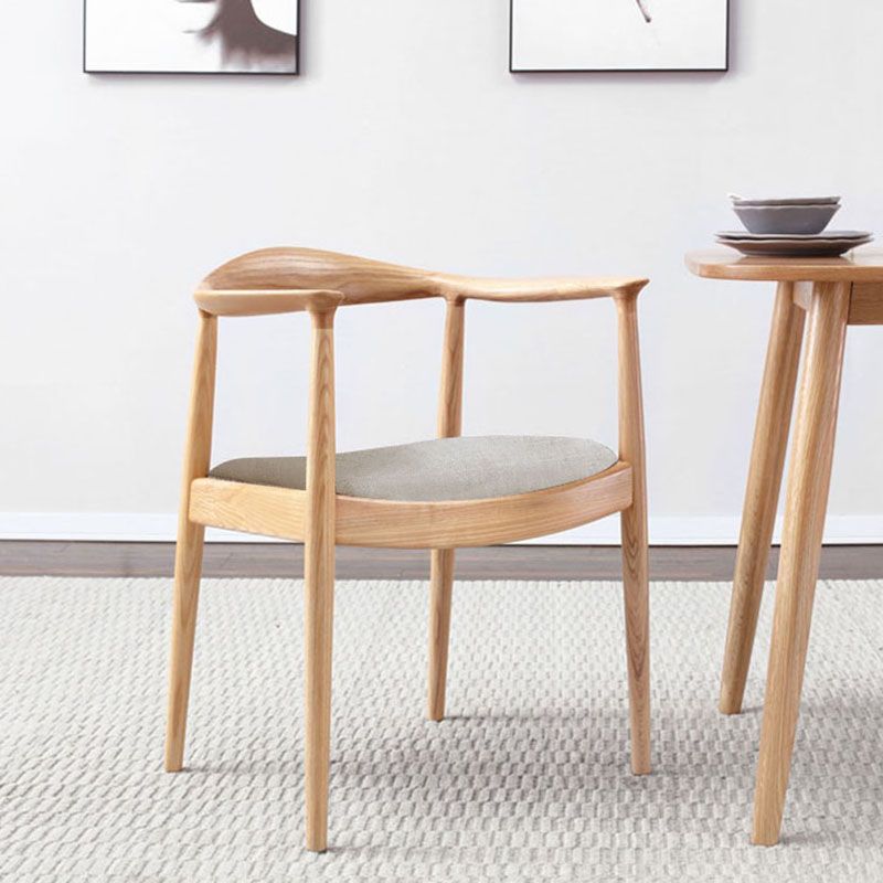 Traditional Solid Wood Dining Chair Open Back Single Dining Side Chair Clearhalo ' kitchen&dining_furn' 'Dining Chairs' 'Dining Tables & Seating' 'dining_chair' 'furn' 'furn_dining_chair' 'Furniture' 'furniture_dining_chair' 'Kitchen & Dining Furniture' 'kitchen' 1200x1200_80ecc660-886c-4ae6-9aa1-22fa7e25d0b8