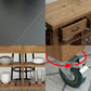 Industrial Stationary Kitchen Cart Wood Rectangular Kitchen Island Cart Clearhalo 'furn' 'furn_kitchen_islands_carts' 'Furniture' 'Kitchen & Dining Furniture' 'Kitchen Islands & Carts' 'kitchen_islands_carts' 1200x1200_80efd8e3-ab95-4647-ad48-a14c04e29074