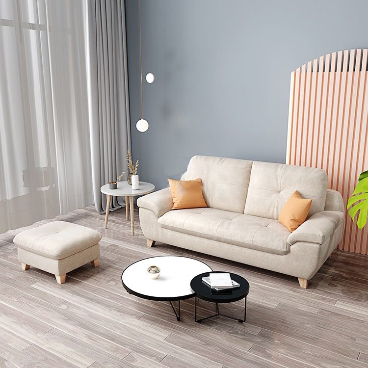 Faux Leather Pillow Top Arm Modern Sofa with Stain Resistant and Water Proof Clearhalo 'furn' 'furn_sofas' 'Furniture' 'furniture_sofas' 'kitchen' 'kitchen_sofas' 'Living Room Furniture' 'Sofa' 'sofas' 1200x1200_80f1818d-be67-4a0a-89af-500625705175