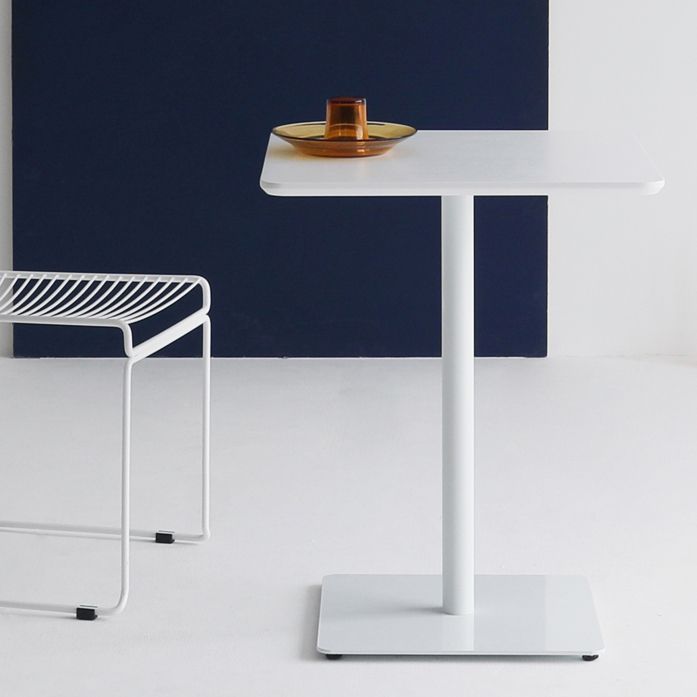 Square Pedestal Dinner Table Industrial Style MDF Dining Table for Indoor Clearhalo ' dining_table' 'Dining Tables & Seating' 'Dining Tables' 'furn' 'furn_dining_table' 'Furniture' 'furniture_dining_table' 'Kitchen & Dining Furniture' 'kitchen&dining_furn' 'kitchen' 'kitchen_dining_table' 1200x1200_80f28d2b-5102-40be-b96c-b1167ce5c3ae