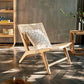 Nordic Armless Woven Back/Fixed Back Basic Four Leg Living Room Accent Room Chair