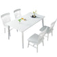 Minimalist Solid Wood Rectangle Shape Dining Table Kitchen Dining Table with 4 Legs Base Clearhalo ' dining_table' 'Dining Tables & Seating' 'Dining Tables' 'furn' 'furn_dining_table' 'Furniture' 'furniture_dining_table' 'Kitchen & Dining Furniture' 'kitchen&dining_furn' 'kitchen' 'kitchen_dining_table' 1200x1200_80f3248d-bb43-4a1e-89fe-9fbb557da761