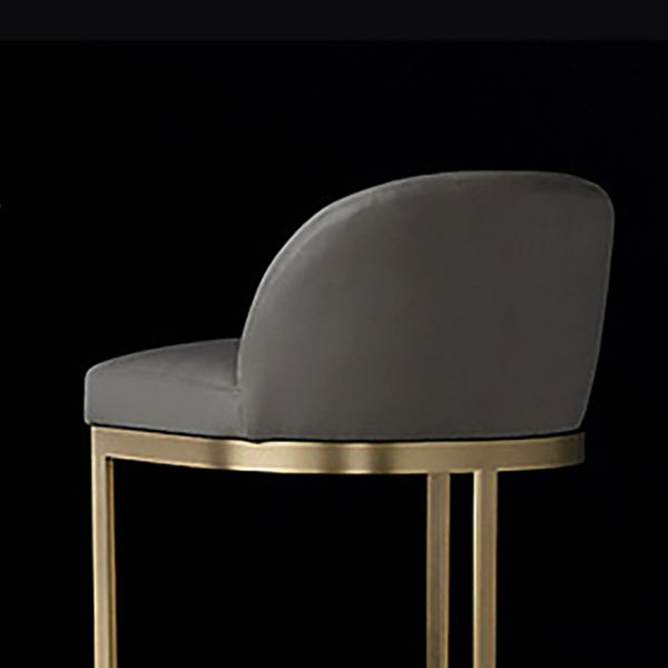 Industrial Low Back Stool PU Leather Counter Stool with Metal Legs Clearhalo 'Bar Furniture' 'Bar Stools' 'bar_stools' 'furn' 'furn_bar_stools' 'Furniture' 'Kitchen & Dining Furniture' 1200x1200_80f3b5e4-74ee-43f4-9548-6a6f8203edf4
