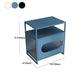 Modern Metal Night Table Storage Bedside Cabinet with Door for Bedroom