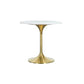 Contemporary Marble Dining Set 1/2/4/5 Pieces Round Dining Table Set with Padded Chairs Clearhalo 'Dining Room Sets' 'Dining Tables & Seating' 'dining_room_set' 'furn' 'furn_dining_room_set' 'Furniture' 'Kitchen & Dining Furniture' 1200x1200_80f98901-5bbb-4441-8255-cf15bdc2f22f