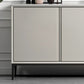 Glam Sideboard buffet 3 cassetti e 2 mobili porte a buffet sideboard