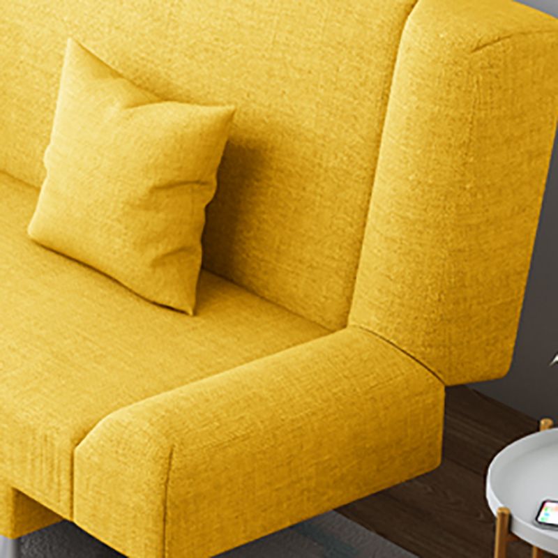 29.53"H Linen Armless Convertible Sleeper Sofa Bed for Living Room Clearhalo 'furn' 'furn_sofas' 'Furniture' 'furniture_sofas' 'kitchen' 'kitchen_sofas' 'Living Room Furniture' 'Sofa' 'sofas' 1200x1200_80fca1ce-cb3a-4984-92cf-f5f8ec8bcb9d