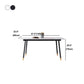 Metal Modern Rectangle Dining Table Sintered Stone Top Table with 4 Legs Clearhalo 'Dining Tables & Seating' 'Dining Tables' 'dining_table' 'furn' 'furn_dining_table' 'Furniture' 'Kitchen & Dining Furniture' 1200x1200_80fdadbe-041f-48d2-85cf-f68ee5d58882