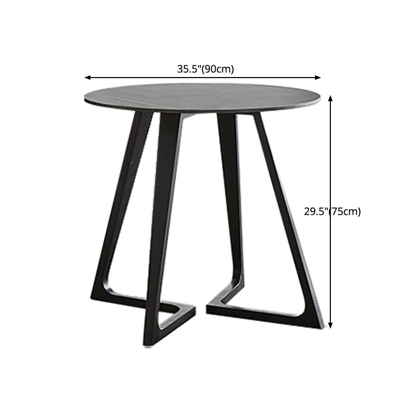 Sintered Stone Dining Table Industrial Double Pedestal Table for Dining Room Clearhalo ' dining_table' 'Dining Tables & Seating' 'Dining Tables' 'furn' 'furn_dining_table' 'Furniture' 'furniture_dining_table' 'Kitchen & Dining Furniture' 'kitchen&dining_furn' 'kitchen' 'kitchen_dining_table' 1200x1200_80fdb524-a970-442e-a8d6-3237fc334812