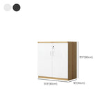 Gabinete de madera de ingeniería Archivo contemporáneo de archivo de pedestal