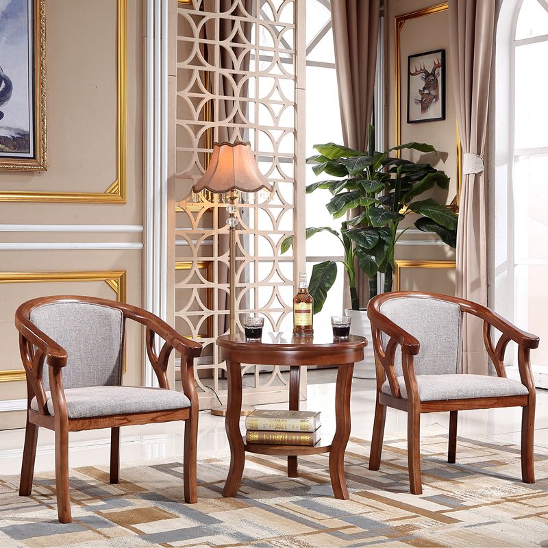 Traditioneller Stil eines Esstuhls Stuhl Massivholz Arm Arm für Küche