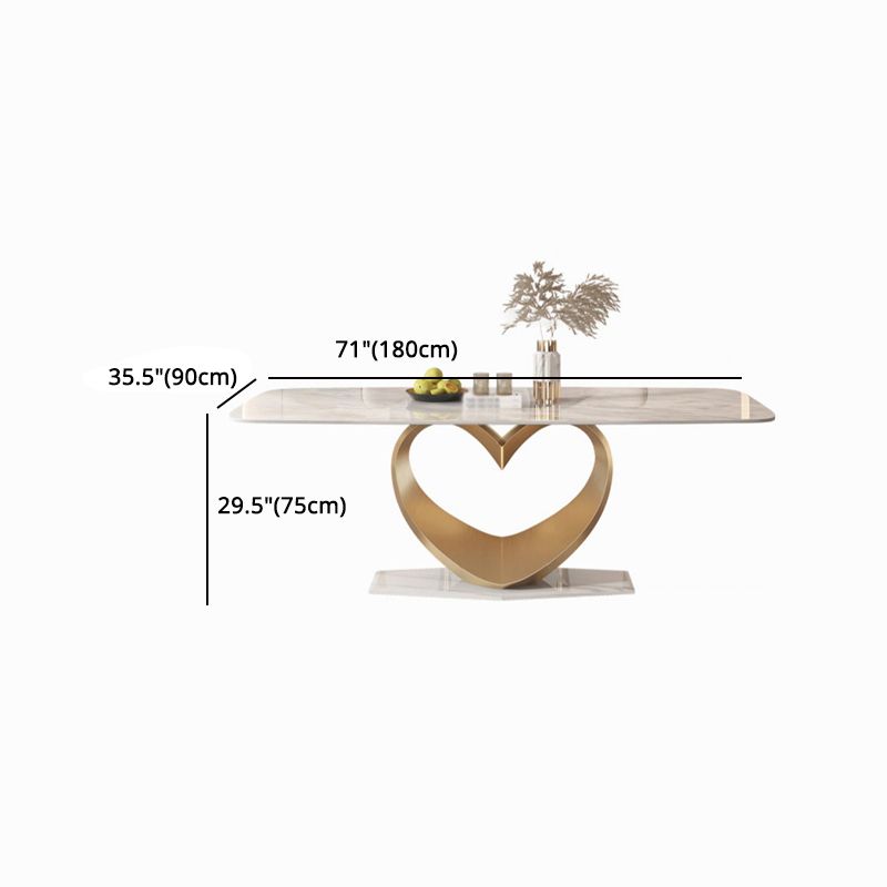 Luxury Sintered Stone Top Dining Set Rectangle 1/4/5/7/9 Pieces Kitchen Table with Chairs Clearhalo 'Dining Room Sets' 'Dining Tables & Seating' 'dining_room_set' 'furn' 'furn_dining_room_set' 'Furniture' 'furniture_dining_room_set' 'Kitchen & Dining Furniture' 1200x1200_80fe0bac-70bb-4939-a86f-9fdd71399cea