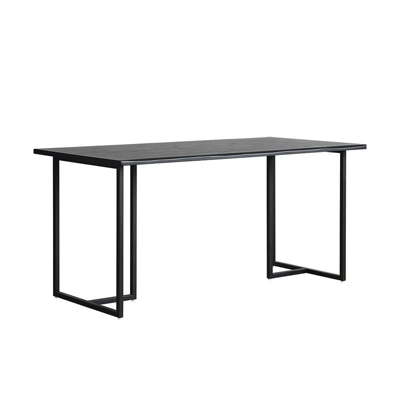 Ensemble de salle à manger moderne 1/2 pièces, Table à manger rectangulaire en bois pour salon