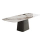 Sintered Stone Top Dining Table Rectangle Table in White with Metal Pedestal Base Clearhalo ' dining_table' 'Dining Tables & Seating' 'Dining Tables' 'furn' 'furn_dining_table' 'Furniture' 'furniture_dining_table' 'Kitchen & Dining Furniture' 'kitchen&dining_furn' 'kitchen' 'kitchen_dining_table' 1200x1200_80fea2b7-71e2-42ce-8584-239d3814e194