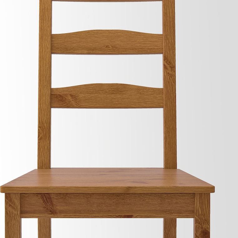 Speisesaal Armless Essstuhl Massive Holz Leiter Rückseite Stuhl