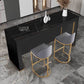 Sintered Stone Bistro Bar Table Rectangle Wooden Base Bar Table for Home Clearhalo 'Bar Furniture' 'Bar Tables' 'bar_tables' 'furn' 'furn_bar_tables' 'Furniture' 'Kitchen & Dining Furniture' 1200x1200_8101d276-a17c-4852-bf66-2e8d7af31ba7