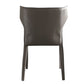 Contemporary Leather Dining Chair Wingback Side Armless Chair for Home Use Clearhalo 'Dining Chairs' 'Dining Tables & Seating' 'dining_chair' 'furn' 'furn_dining_chair' 'Furniture' 'furniture_dining_chair' 'Kitchen & Dining Furniture' 1200x1200_81020cbb-ff44-4af2-9eca-c824b7b80532