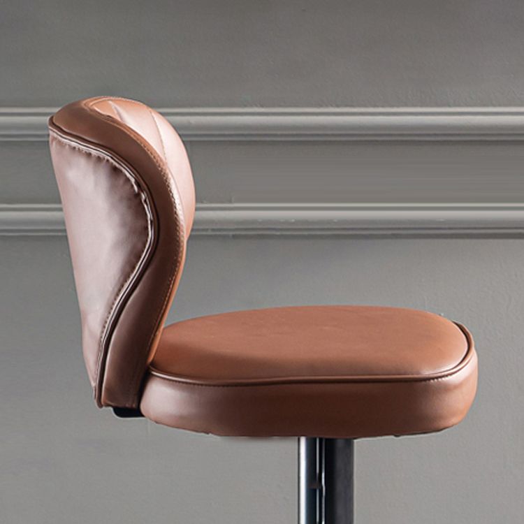 Metal Contemporary Kitchen Dining Room Stool Adjustable Height Armless Barstool Clearhalo 'Bar Furniture' 'Bar Stools' 'bar_stools' 'furn' 'furn_bar_stools' 'Furniture' 'furniture_bar_stools' 'Kitchen & Dining Furniture' 1200x1200_81021e22-8b29-4263-b5cb-f0bacf9e10ce