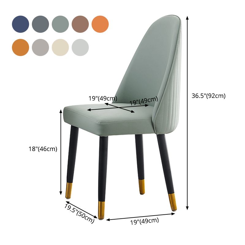 Glam Wood Dining Room Chairs Upholstered Armless Dining Chairs for Home Use (Set of 2) Clearhalo ' kitchen&dining_furn' 'Dining Chairs' 'Dining Tables & Seating' 'dining_chair' 'furn' 'furn_dining_chair' 'Furniture' 'furniture_dining_chair' 'Kitchen & Dining Furniture' 'kitchen' 1200x1200_81026876-81c1-4377-b8da-a5ac70f46c80