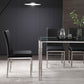 Contemporary Style Tempered Glass Top Dining Table 4 Legs Table for Dining Room Clearhalo ' dining_table' 'Dining Tables & Seating' 'Dining Tables' 'furn' 'furn_dining_table' 'Furniture' 'furniture_dining_table' 'Kitchen & Dining Furniture' 'kitchen&dining_furn' 'kitchen' 'kitchen_dining_table' 1200x1200_81031648-223c-4870-9930-a5a3ab1d449d