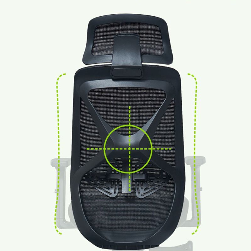 Modern Adjustable Arms Computer Chair with Wheels Nylon Desk Chair Clearhalo 'furn' 'furn_office_chair' 'Furniture' 'Office Chairs' 'Office Furniture' 'office_chair' 1200x1200_8105268c-e679-474b-83a8-a51d459fc87f