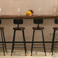 Dark Brown Bar Set with Pine Wood Top 1/2/5/9 Pieces Industrial Rectangle Pub Table Set Clearhalo 'Bar Furniture' 'furn' 'furn_home_bar_bar_sets' 'Furniture' 'Home Bars & Bar Sets' 'home_bar_bar_sets' 'Kitchen & Dining Furniture' 1200x1200_81061bec-e2d6-43e0-9b57-a3e60caa620d