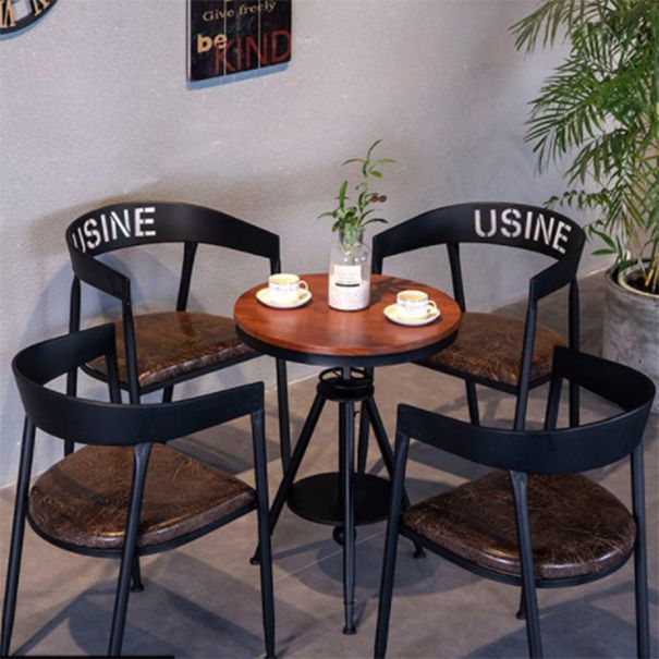 Industrial Dining Chair 21'' Wide Open Back Dining Side Chair with Metal Legs for Home Use Clearhalo ' kitchen&dining_furn' 'Dining Chairs' 'Dining Tables & Seating' 'dining_chair' 'furn' 'furn_dining_chair' 'Furniture' 'furniture_dining_chair' 'Kitchen & Dining Furniture' 'kitchen' 1200x1200_8106ac75-c153-4992-8863-60a9fbcfc82f