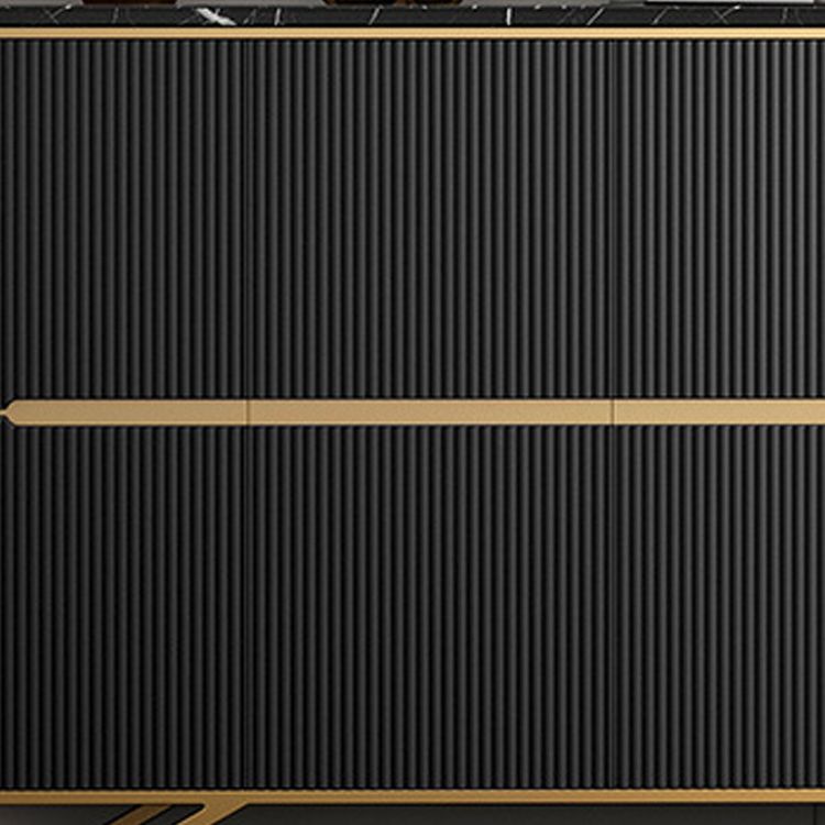 Glam Cabinets Dining Buffet 4-Door Buffet Sideboard for Living Room Clearhalo 'buffet_sideboard' 'Buffets & Sideboards' 'furn' 'furn_buffet_sideboard' 'Furniture' 'Kitchen & Dining Furniture' 1200x1200_8106d3c4-191a-4e89-97a4-c053425453b2