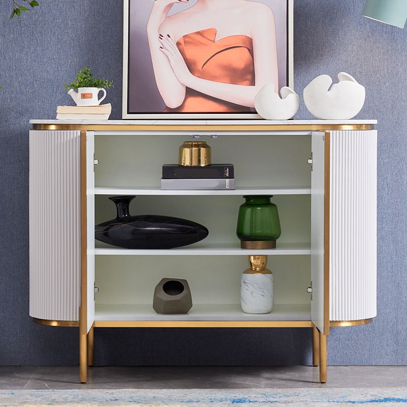 Glam Buffet Sideboard Stone Cabinets Dining Buffet for Living Room Clearhalo 'buffet_sideboard' 'Buffets & Sideboards' 'furn' 'furn_buffet_sideboard' 'Furniture' 'Kitchen & Dining Furniture' 1200x1200_81079484-fcdc-4278-854c-e9e9f6419881