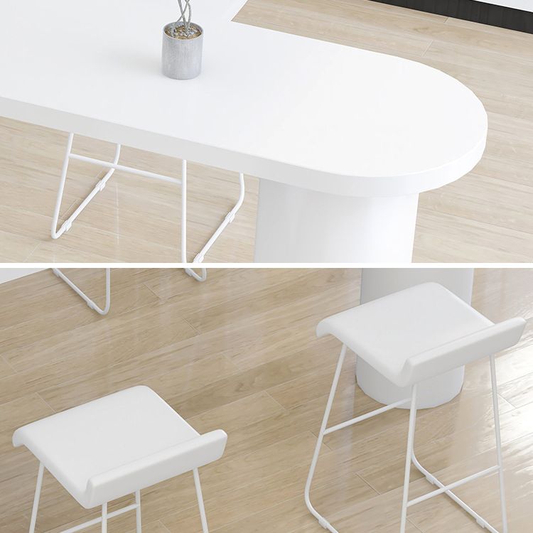 Juego de mesa de bar contemporánea, mesa de mostrador de 1/2/5 piezas con taburete de bar